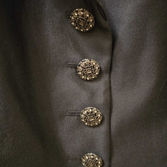 Talbots Classic Black Silk & Cotton Women's Blazer Size 12P - Picture 3 of 8